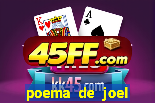 poema de joel rufino dos santos